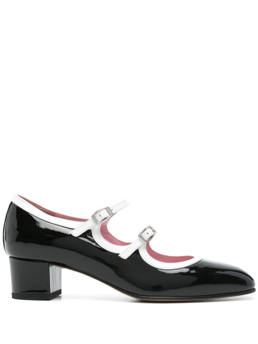 Shop Carel Paris Black Leather Pumps