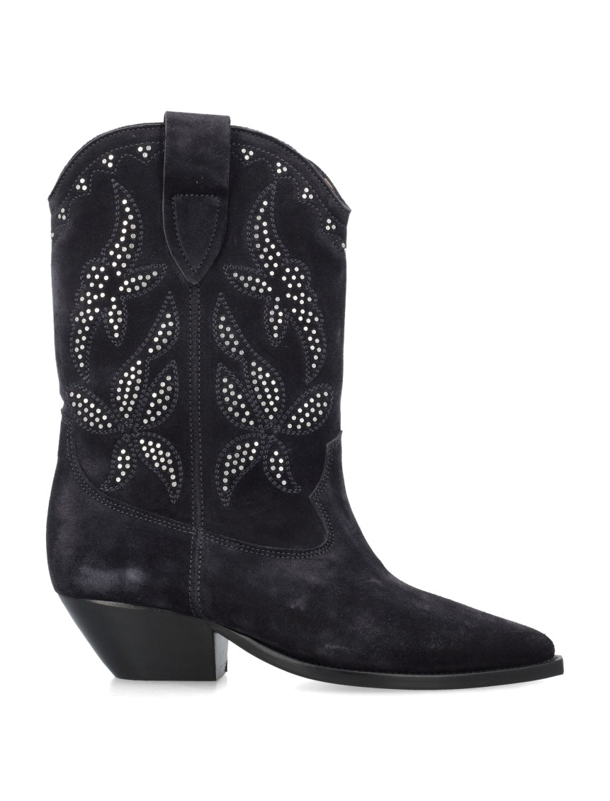 Isabel Marant Black Duerto Suede Boots
