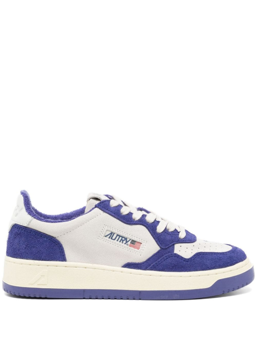 Autry Medalist Low Leather And Suede Sneakers