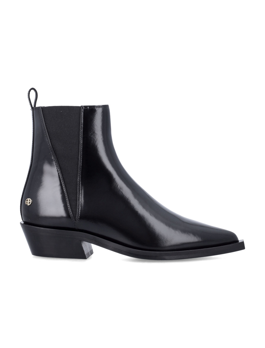 Anine Bing Black Ankle Boots