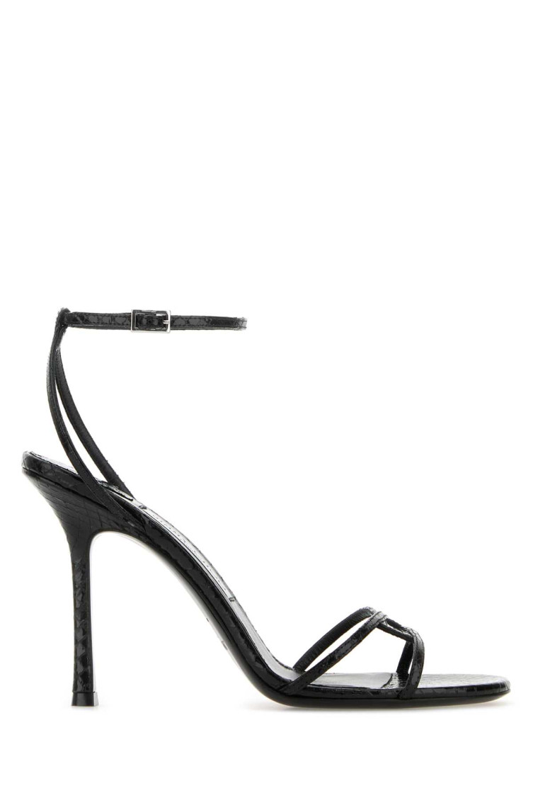 Jimmy Choo Black Leather Heels