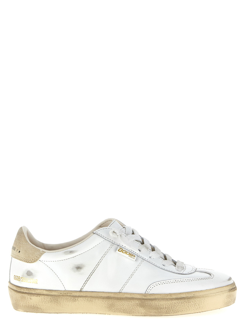 Golden Goose Distressed Low-top Sneakers Rubber Sole In White