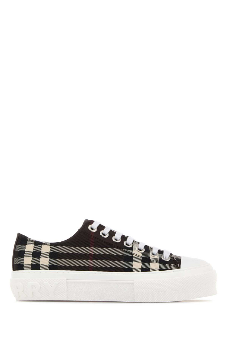 Burberry Multi Color Canvas Sneakers