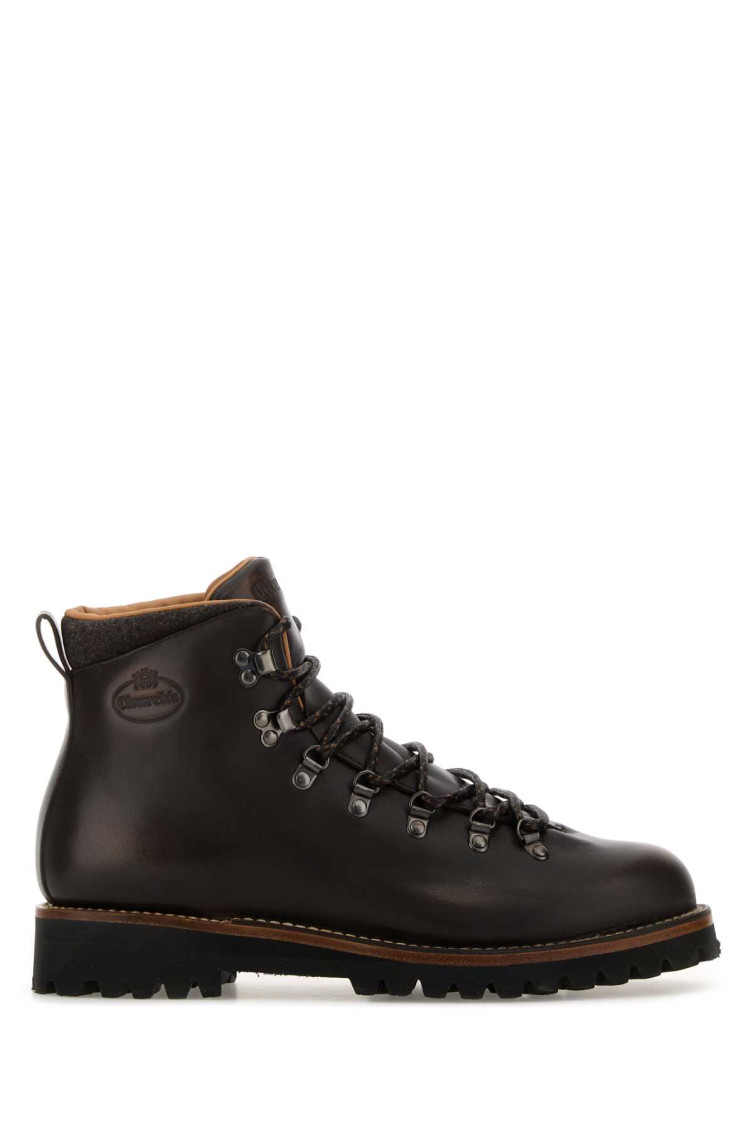 Church's Leather Poulton Ankle Boots With Pull Tab In Brown