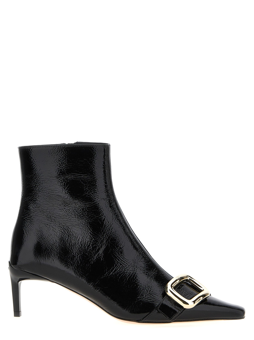 Roger Vivier Black Ankle Boots In Black