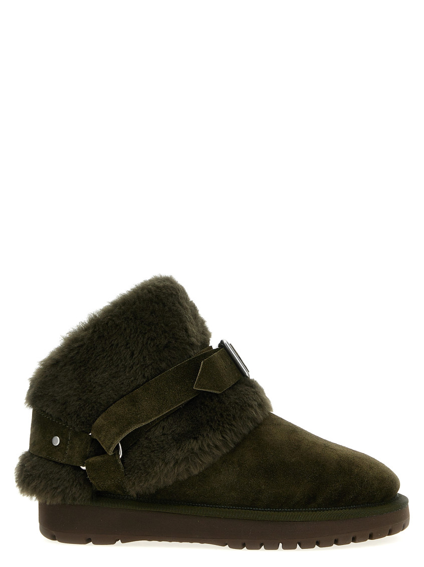Burberry Chubby Boots And Ankle Boots Green In Green