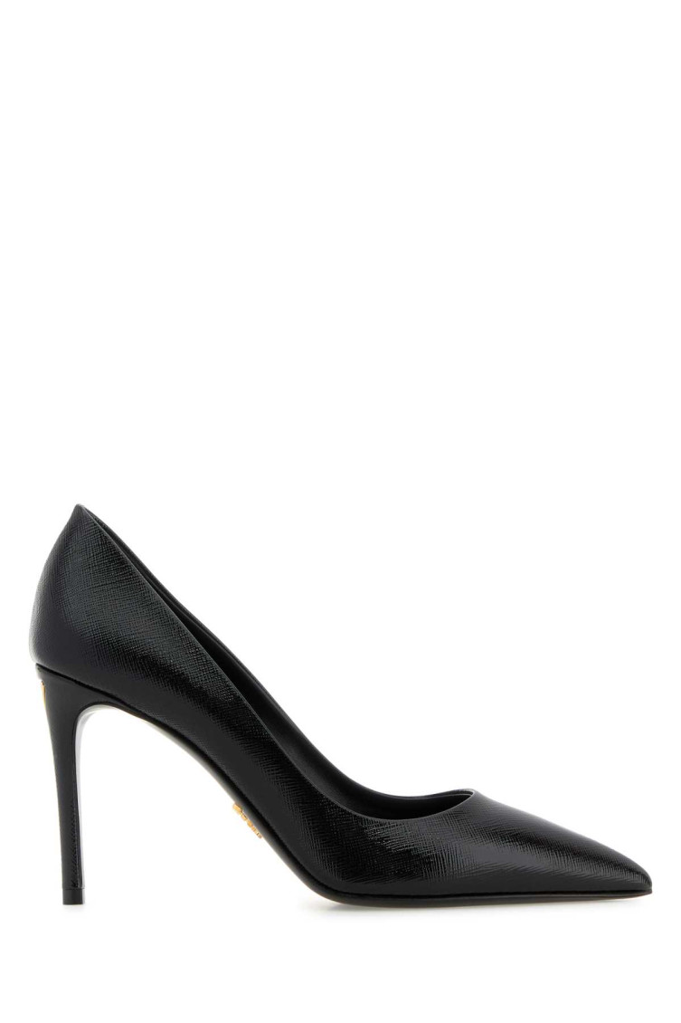 Prada Black Leather Pumps