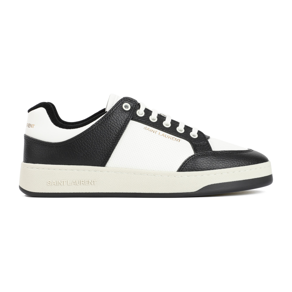 Saint Laurent Blackwhite Logo Sneakers In Blackwhite