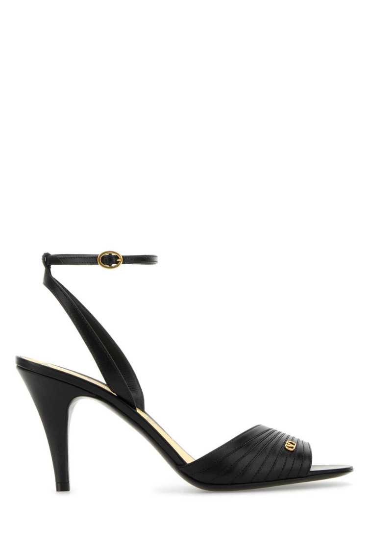 Valentino Ladycrush Mini Sandals With 8.5 Cm Heel In Black