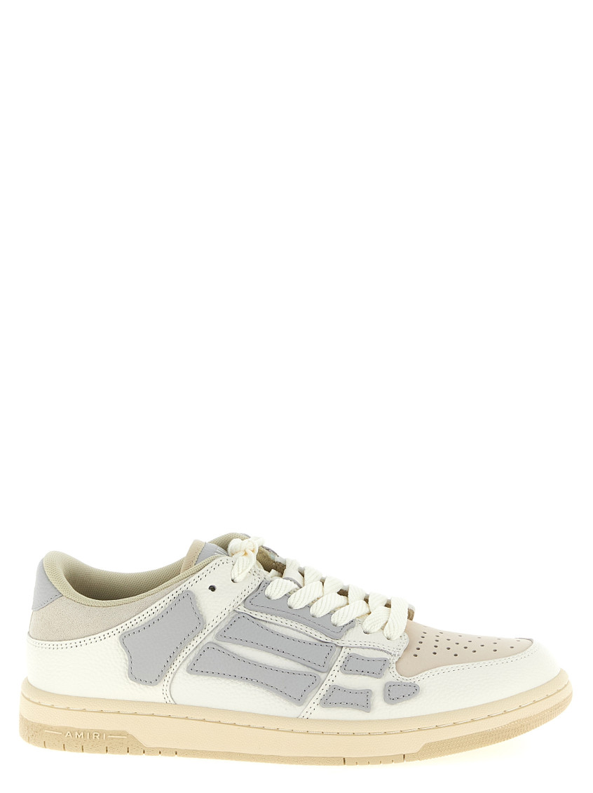 Amiri Grey Low Top Sneakers In Multi