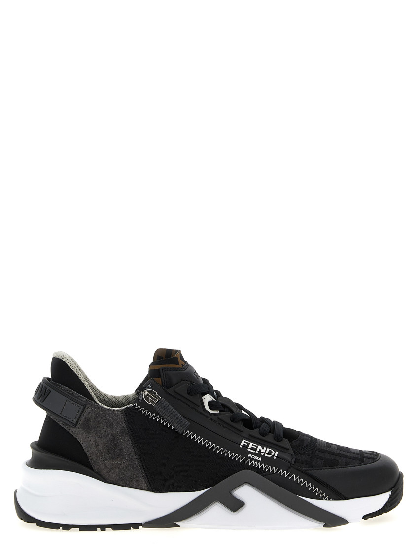 Fendi Men Flusso Di Scarpe Da Ginnastica In Black