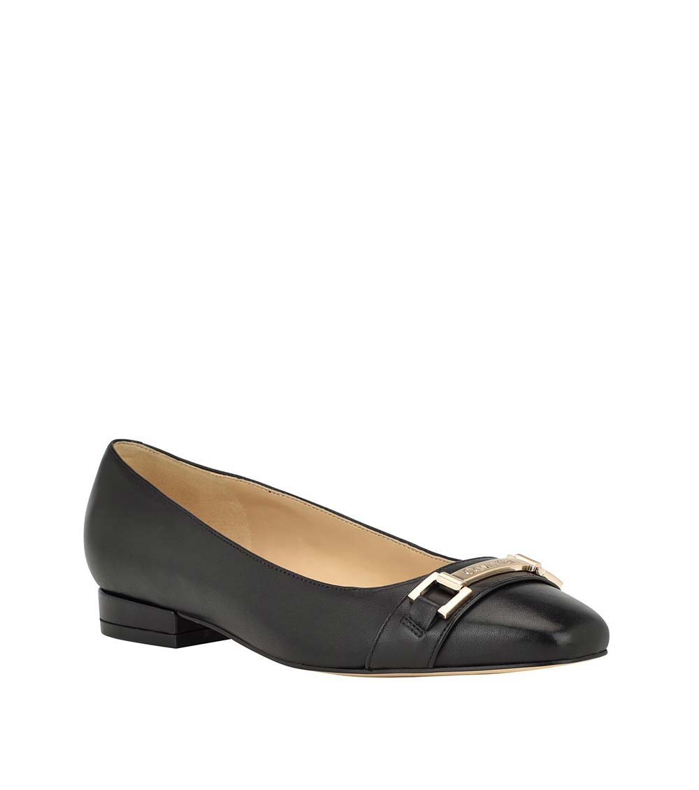 Calvin klein discount black ballet flats