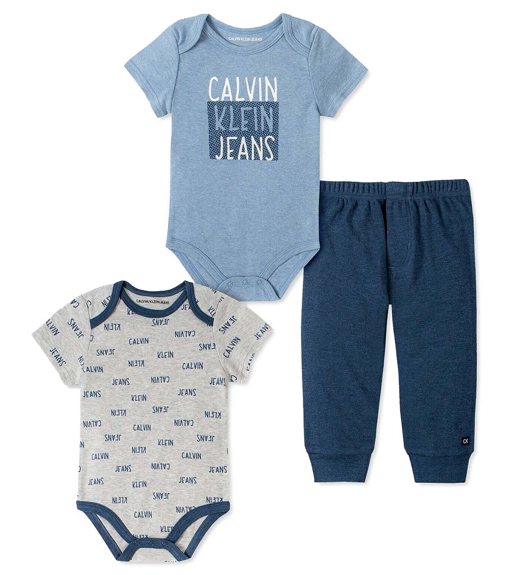 baby blue calvin klein set