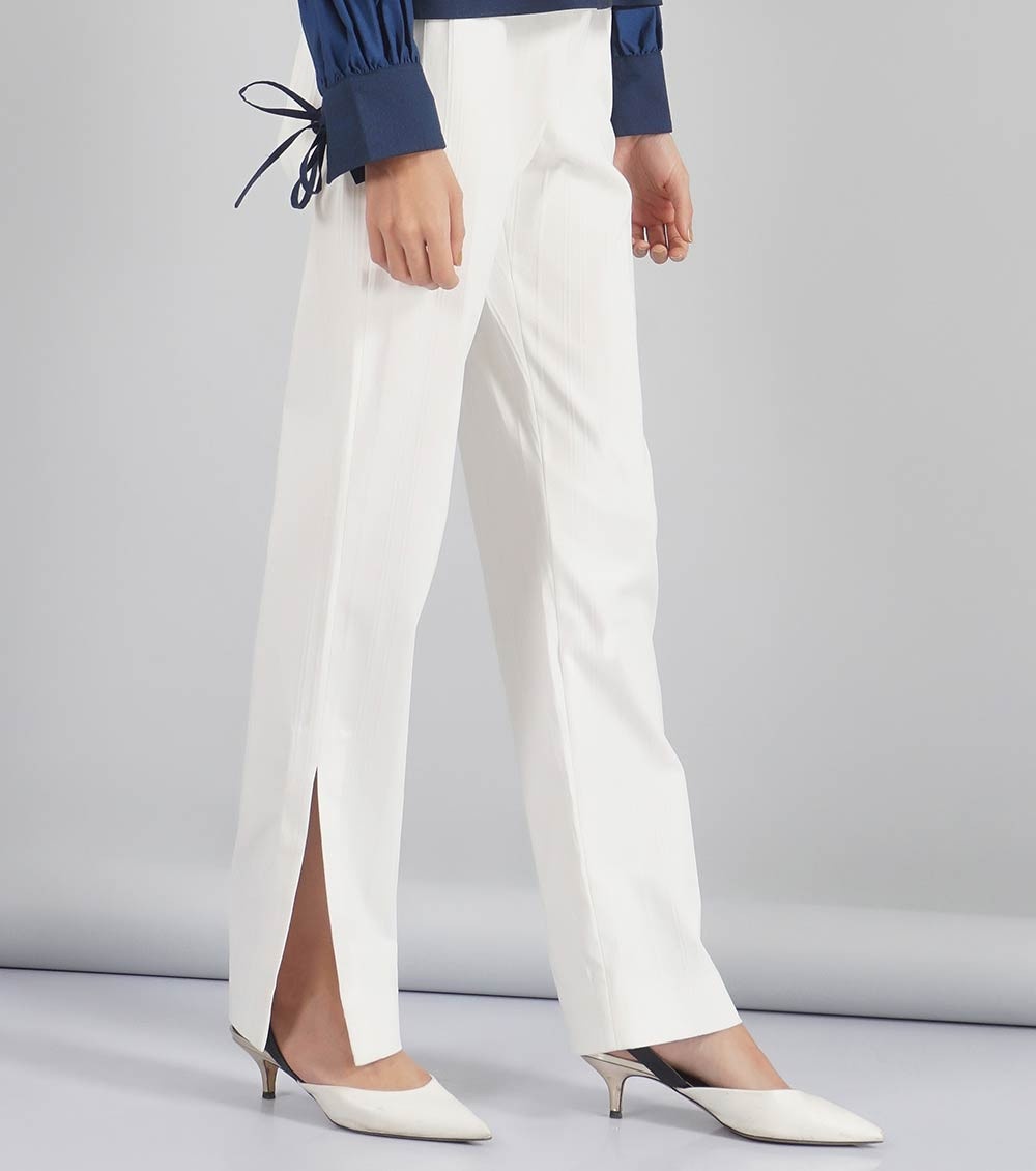 Evie Straight Contrast Stitch 78th Trousers