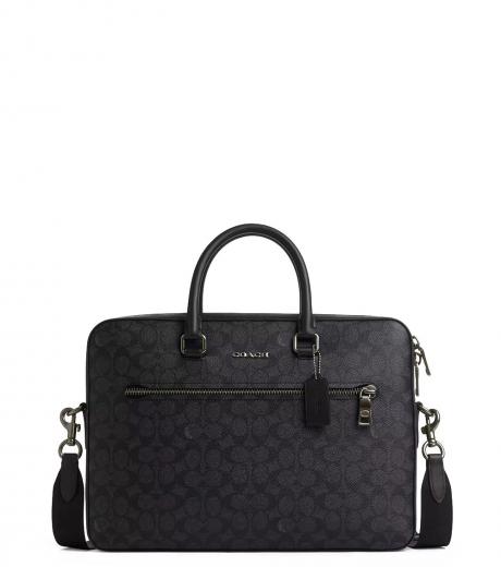 Prada Black Re-nylon Leather-trimmed Briefcase Bag for Men Online