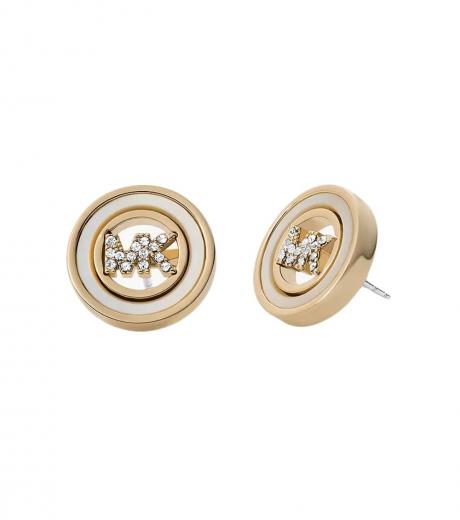 Michael Kors Rose GoldTone Clear Stud Earrings  Michael Kors  Amazoncouk Fashion