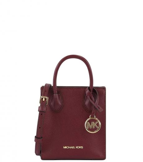 MICHAEL KORS: Michael Marilyn bag in saffiano leather - Cherry