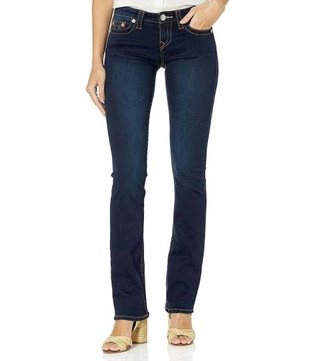 True Religion Women's Halle Mid Rise Skinny Contour Capri Jeans