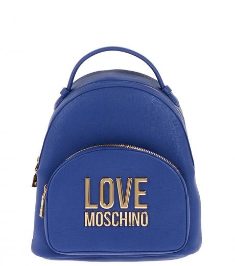 Brand New Quilted Moschino Blue Large Backpack Moschino Backpacks for Women | Online Sale up to 65% off | Lyst main image 4