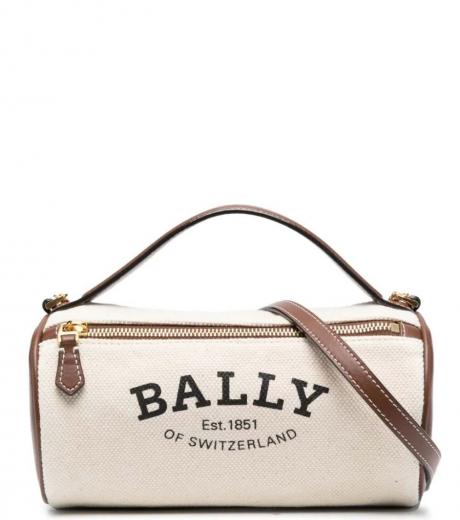 Buy KLEIO Brown Striped Barrel Handheld Hand Bag