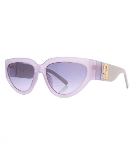 Marc Jacobs Cat Eye Sunglasses in White | Lyst