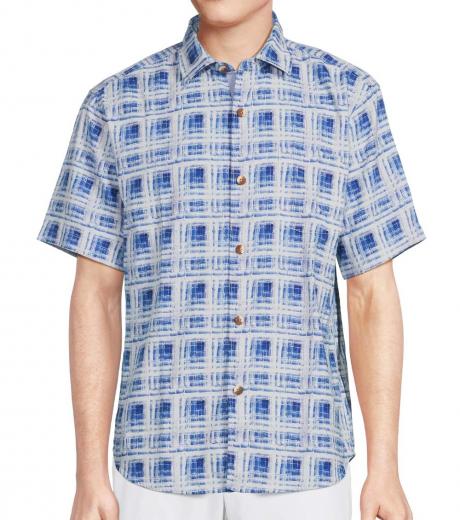 Tommy Bahama Men's Floral Bali Border Silk Shirt