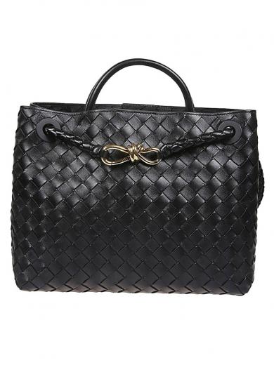 Bottega Veneta Black Intrecciato Crossbody Bag for Men Online