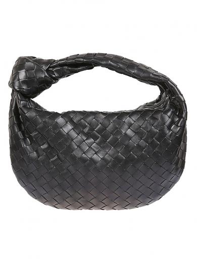 Bottega Veneta Black Intrecciato Crossbody Bag for Men Online