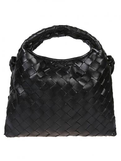 Bottega Veneta Black Intrecciato Crossbody Bag for Men Online