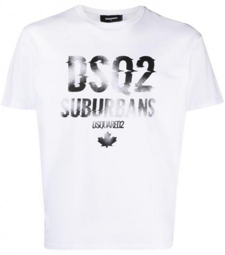 Dsquared2 Mens Icon Splash T-shirt White