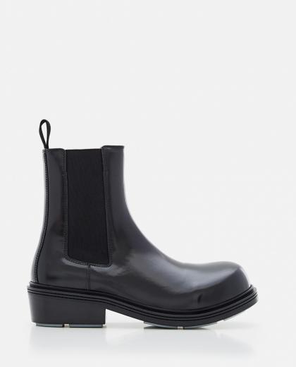 Balenciaga Black Trooper Rubber Boots for Men Online India at