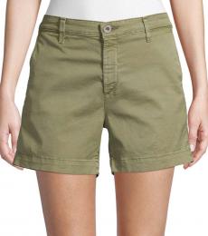 AG Adriano Goldschmied Green Caden Denim Shorts