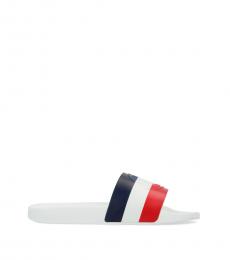 Moncler Multicolor Tri Band Slippers