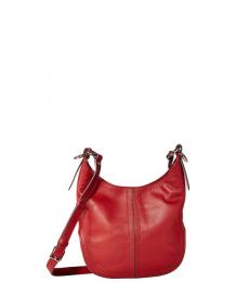 Cole Haan Red Dahlia Julianne Medium Crossbody