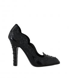 Black Cinderella Crystal Heels