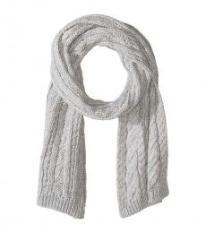 Michael Kors Pearl Heather French Cable Scarf