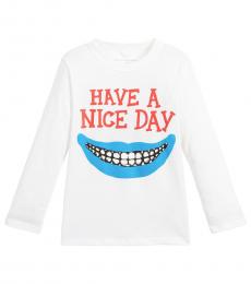 Stella McCartney Boys White Graphic T-Shirt