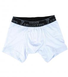 Versace Collection White Stretch Medusa Boxer Breif