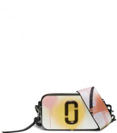 Marc Jacobs White Multi Snapshot Spray Paint Small Crossbody