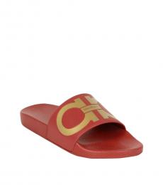 Red Groove Slippers