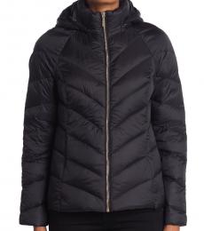 Michael Kors Black Short Packable Puffer Jacket