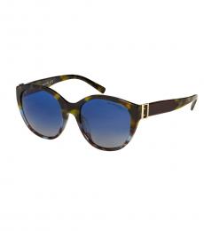 Burberry Havana Blue Gradient Sunglasses