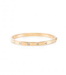 Golden Stone Hinged Bracelet