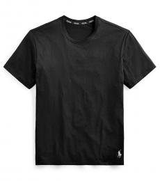 Black Lux Cotton Crew T-Shirt