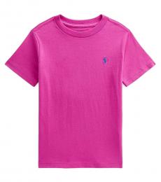 Little Boys Vivid Pink Jersey T-Shirt