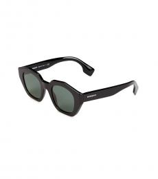 Burberry Black Hexagonal Sunglasses