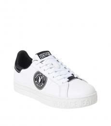 Versace Jeans Couture White Logo Sneakers