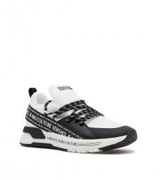 Versace Jeans Couture White Logo Tape Sneakers