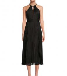 BCBGMaxazria Black Chain Halter Dress