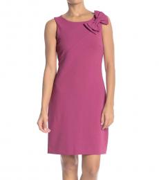 Betsey Johnson Rose Sleeveless Scuba Bow Dress